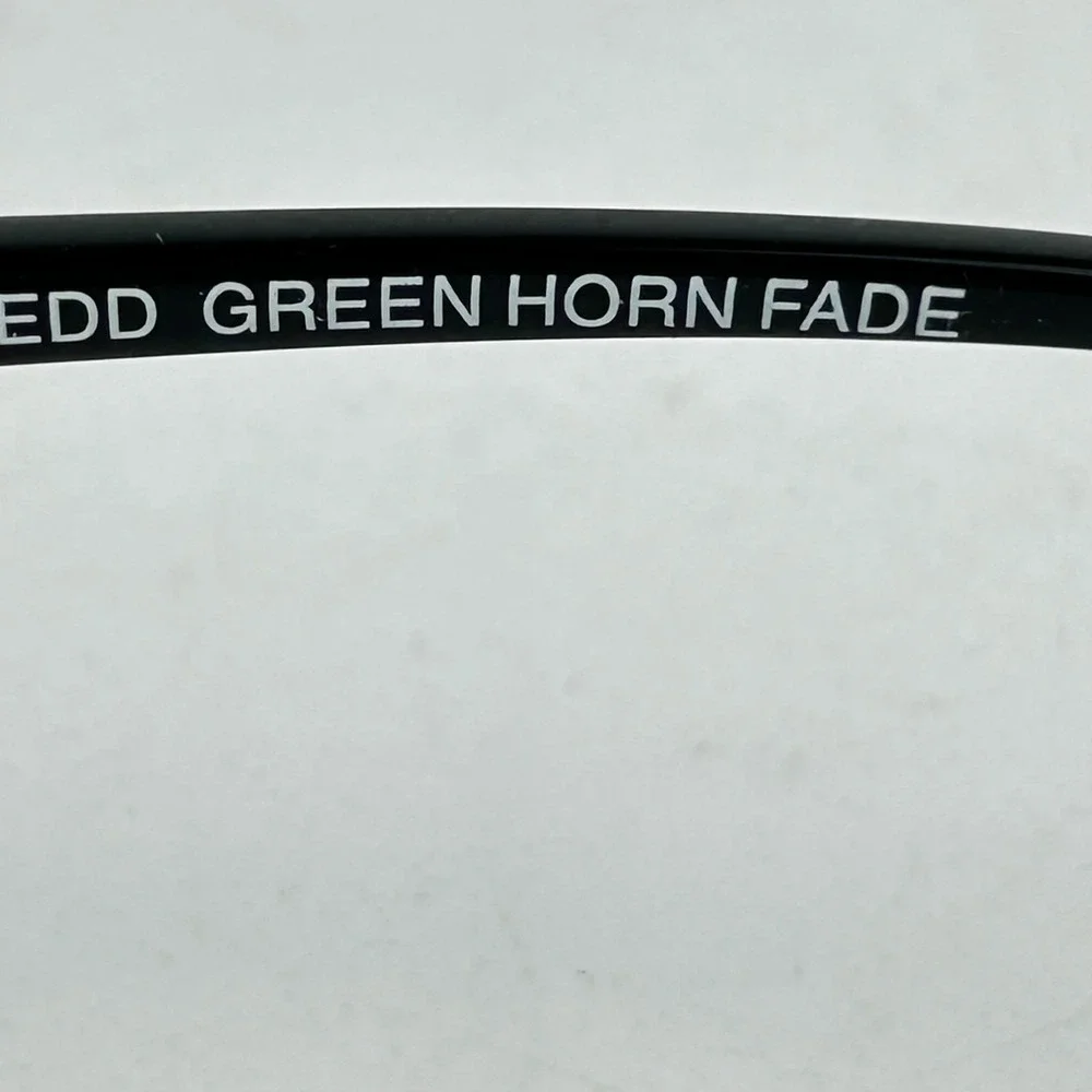 Steve Madden Patchedd Green‎ Horn Fade Women Eyeglasses Black Full Rim 52-18-145